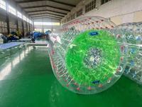 Rouleau aquatique gonflable Yibei en PVC transparent pour parc aquatique, enfants et adultes, balle roulante aquatique gonflable