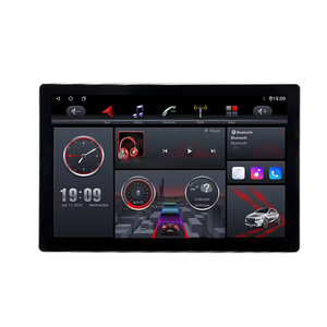 13 inç dönen 360 derece araba radyo çalar 1Din Qualcomm 2K ekran Carplay <span class=keywords><strong>Android</strong></span> oto evrensel GPS 4 + 32GB kafa ünitesi - Product Image 2