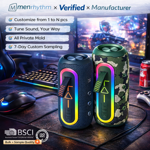 Altavoz Inalámbrico Portátil para Exteriores FLIP6 MAX, Compatible con Spotify y Luces LED RGB, Potencia de Salida de 15W, Subwoofer a Precio de Fábrica - Product Image 1