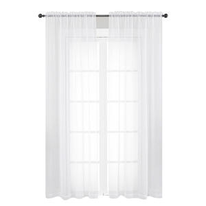 Rideaux Transparents en Chiffon 100% Polyester Résistants à l'Abrasion, Vente Chaude en Usine, pour Salon - Product Image 5