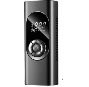 เครื่องเติมลมยางดิจิตอลแบบพกพา150PSI ขนาดเล็กปั๊มลมไร้สายสำหรับรถยนต์ปั๊มลมแรงดันที่ตั้งไว้ล่วงหน้าอัตโนมัติ - Product Image 1