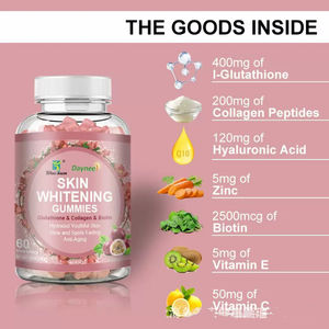 Schoonheidsproducten Supplementen Huidblekende Gummies Glutathion Verhelderend Kruidencollageen Plus Snoep - Product Image 4