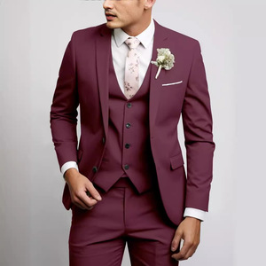 Costumes pour hommes <span class=keywords><strong>vert</strong></span> <span class=keywords><strong>clair</strong></span> tendance, 3 pièces, pour <span class=keywords><strong>mariage</strong></span>, affaires, marié, veste, gilet, pantalon, ensemble de blazers - Product Image 6