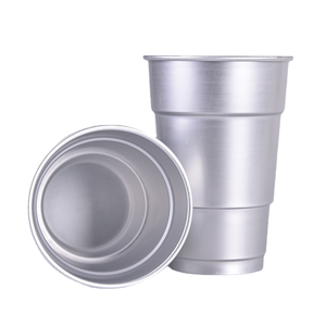 Mug de camping jetable en acier inoxydable 500 ml, style 2025, réutilisable pour boissons froides, café, bière, eau, idéal pour les fêtes en extérieur - Product Image 4