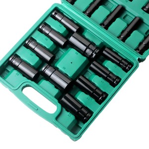 20 Piece Pneumatic Socket Set 8-32mm 1/2 In Hex Industrial Grade Chromium Vanadium Steel For Home Telecommunications Repair - Product Image 1