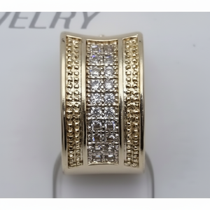 Elegante grupo de joyería fina de seis piezas con chapado en oro con perla y diamante para un aura elegante y de moda para regalo - Product Image 1
