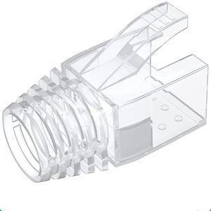 <b>Rj45</b> Transparent Boot 8 Core Ethernet Connector For Network <b>Cable</b> Protection - Product Image 1