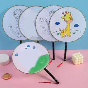 Juguetes <span class=keywords><strong>de</strong></span> Dibujo Creativos DIY, Juguete Educativo para Niños <span class=keywords><strong>de</strong></span> Jardín <span class=keywords><strong>de</strong></span> Infancia, Papel para <span class=keywords><strong>Pintar</strong></span> a Mano para Niños, Imágenes para Colorear, Abanico - Product Image 1