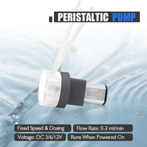 लेफो उच्च परिशुद्धता 2 ml/min 3/6/12v dc खाद्य ग्रेड मिनी पेय पेरिस्टेटिक तरल पंप डोजिंग माइक्रोफ्लुइडिक - Product Image 5