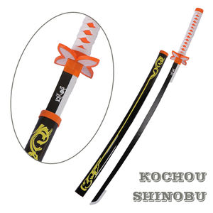 Venta al por mayor Anime Demon Slayer <span class=keywords><strong>Kaigaku</strong></span> Muichirou Sanemi Shinobu bambú samurái juguete espada Kidults juegos de rol para accesorios de Cosplay - Product Image 4
