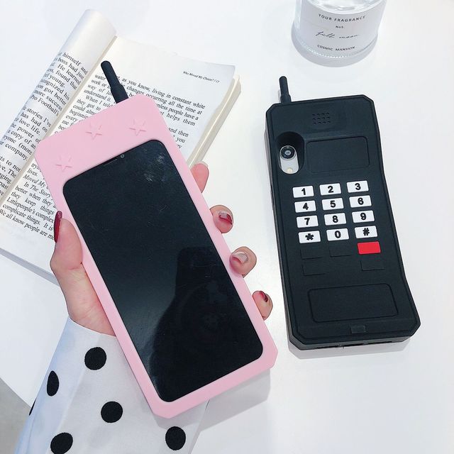 Wholesale 3D Cartoon Button Phone Shape Funny Phone Case for iPhone 16 15 14 13 12 11 Pro Max