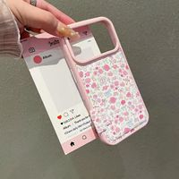 Étui de téléphone portable en cuir simple et doux, sensation de peau, rose, pour iPhone 15 14 13 12 11 17 16
