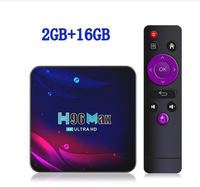 H96 Max V11 boîtier Smart TV Android 11 4 Go de RAM Rockchip 3318 4K Google 3D vidéo BT4.0 4K lecteur multimédia décodeur