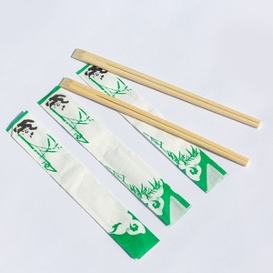 Wholesale Bamboo <strong>Disposable</strong> <strong>Chopsticks</strong> Custom Packing Printed Sushi Stick <strong>Twin</strong> Tensoge <strong>Chopsticks</strong> for Restaurant - Product Image 3