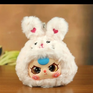 Venta al por mayor lindo y adorable bebé colgantes de felpa, dibujos animados Macaron bebé 3 llaveros colgantes - Product Image 4