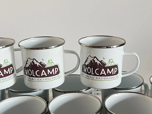 Tasses en émail personnalisées à faible MOQ avec logo promotionnel, tasses en émail par sublimation, tasses en émail bon marché, tasses en émail de 12 oz - Product Image 2