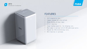 Climatiseur Électrique Portable <span class=keywords><strong>9000</strong></span> <span class=keywords><strong>BTU</strong></span>, Chauffage et Refroidissement, Classe Énergétique, Contrôle par Application, Usage Domestique et Hôtelier, Plastique, OEM - Product Image 5