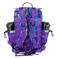 Sac à dos tactique de randonnée, de chasse, de trekking, de camping, de camouflage, imperméable, en Oxford, 45L, pour la salle de sport, Trailpop
