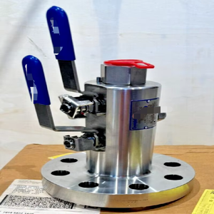 Bloque de Doble Brida con Válvula de Escape VB0402SAD3E1CJ D BNB 2 1 2 NPT. SIN CAJA - Product Image 1