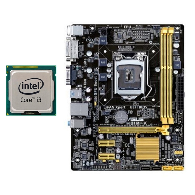 For ASUS H81M-K/F PLUS Motherboard Support 4th Gen I3-4130/i5-4590/i7-4790/E3-1230V3 DDR3 Kit LGA1150 Socket Double SATA Desktop