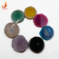 Tranches d'agate naturelle de haute qualité, épaisseur 4-6 mm, polies, vente en gros, pierres semi-précieuses en vrac pour la décoration