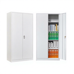 2 Door Steel <b>Locker</b> Cabinet Office Furniture KD Double Door Filing Storage Cabinet Two Door Steel Wardrobe <b>Locker</b> with Shelves - Product Image 6