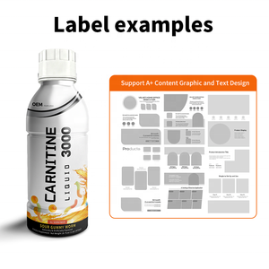 Carnitina Líquida al por Mayor, Marca Privada OEM, 3000mg, Suplementos Herbales para el Cuidado Corporal y Energía Deportiva, para Vendedores de Amazon FBA - Product Image 6