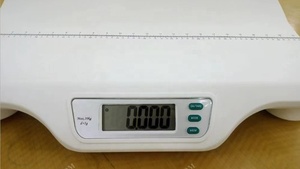 Yenidoğan ağırlık bebek sağlık elektronik denge obstetrik jinekoloji doğum kontrolü için hastane dereceli plastik LCD dijital ölçek - Product Image 3