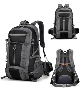 50L Hiking Backpack Water Resistant Travel Rucksack with Dual Front Zippers Padded Straps Chest Belt for Camping Trekking Sports - Product Image 6