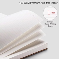 Carnet personnalisé avec logo, couverture rigide en cuir PU A5 A6, papier premium 100 g/m², ligné ou à pois, journal, agenda, coffret cadeau d'affaires