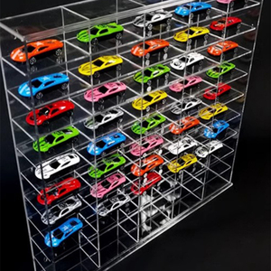 Akrilik vitrin 18 bölmeler temizle vitrin organizatör 6 katlı Matchbox ekran kabine için bebekler Trendy - Product Image 5