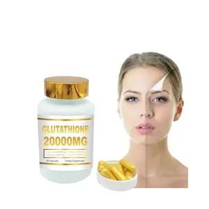 OEM 20000 мг глутатионные капсулы для отбеливания кожи, глутатионные осветляющие капсулы, глутатионные золотые капсулы