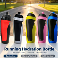 Bouteille d'eau de vélo personnalisable avec étiquettes, design classique, en plastique, type gourde compressible, pour le sport, avec réductions pour les commandes en gros