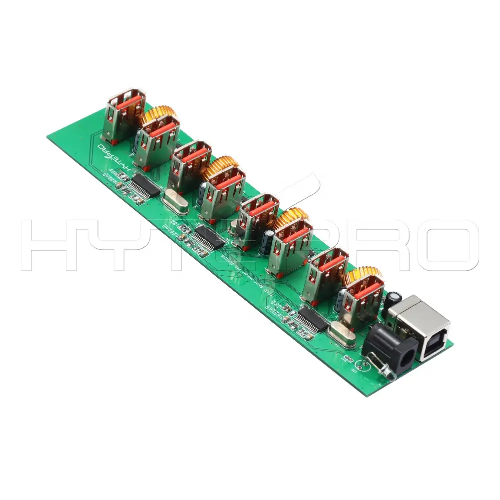 HytePro Bảng Mạch Điện 12V Hub Usb 8 Cổng Sạc Nhanh Thiết Kế Bảng Mạch Pcb