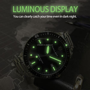 Relojes GALLANT para hombre, pulsera de acero inoxidable sólido, fecha automática, índices Super-LumiNova, marcadores de hora, bisel giratorio, relojes de pulsera - Product Image 5