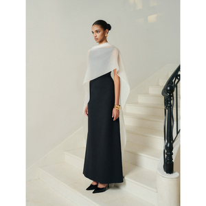 WHITE ANT Chic Style Robes Femme Dos Nu Bretelles MARGOT ROBE DOS OUVERT Sable Jacquard 39% Coton 61% Rayonne Du Vietnam - Product Image 1