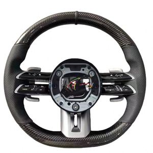 พวงมาลัยคาร์บอนไฟเบอร์สไตล์แมลงปอสำหรับ <span class=keywords><strong>Mercedes</strong></span> <span class=keywords><strong>Benz</strong></span> A35 A45 G63 G500 <span class=keywords><strong>AMG</strong></span> GT S63 W223 GLA45 GLE63 - Product Image 6