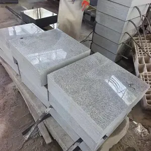 Chine G343 gris granit poli prix, G603 granit flammé gris clair dalle de granit