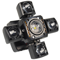 Nouvelle Lampe LED à Tête Mobile Quatre-en-un Effet Boule Magique, Télécommande DMX512, Laser Stroboscopique à Haute Luminosité, Éclairage à Faisceau - Meilleures Ventes