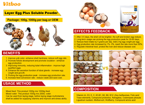 Integratore all'ingrosso per la deposizione delle uova progettato per piccoli branchi di pollame sano, aumenta la produzione e la qualità delle uova - Product Image 3
