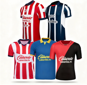 Venta al por Mayor de Camisetas de Fútbol 2024 de América, Brasil, México, <span class=keywords><strong>Argentina</strong></span>, Uniforme de Fútbol Personalizado de Colombia, Verano/Invierno, 100% Poliéster - Product Image 1