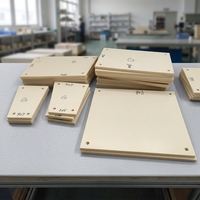 Plaque en nylon percée avec précision PA6 Polyamide, fabrication sur mesure, panneau en plastique technique haute résistance