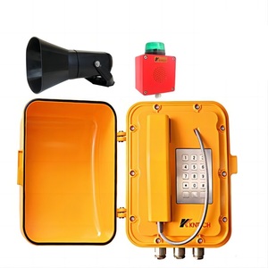 KNTECH KNEX8 Téléphone VoIP ATEX Zone antidéflagrante 1 2 Montage mural industriel POE Réseau <span class=keywords><strong>IP</strong></span> Téléphone filaire pour zones dangereuses - Product Image 1