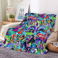 Neue Maßgefertigte Weiche Cartoon-Fleece-Decke Halloween-Geschenke für Kinder Sofa-Bett-Überwurf Tragbare Winter-Reisedecke