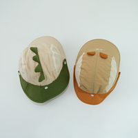 Sombrero de Sol para Niños, Protección UV, Transpirable, para Viajes al Aire Libre, con Diseño de Animales de Dibujos Animados, Logotipo Personalizado, Gorra de Playa para Niños y Niñas