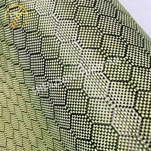 Tissu en fibre de carbone bleu en nid d'abeille 3k Rouleau de tissu en carbone BD de haute qualité pour les voitures et l'extérieur Ignifuge pour les garçons - Product Image 6