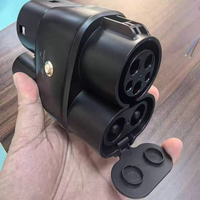 Adaptateur CCS1 vers CCS2 400A AC+DC pour recharge de véhicules électriques, connecteur de charge rapide pour véhicules électriques Sae J1772 Lec 62196