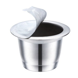 Cápsulas <span class=keywords><strong>de</strong></span> Café <span class=keywords><strong>Recargables</strong></span> Vacías con Tapa Autoadhesiva - Product Image 2