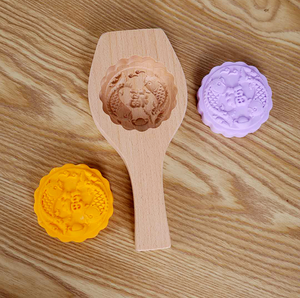 Stampi in Legno di Alta Qualità per Mooncake e Torte di Fagioli Verdi, Stampi in Legno Naturale Fantastici Personalizzabili - Product Image 1