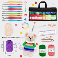 Fil à tricoter en laine, directement de l'usine, confortable, chaud et doux, kit d'accessoires pour crochet DIY, cadeaux, vente en gros